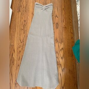 DISSH | Dresses | Dissh Catania Cream Linen Strapless Midi Dress | Poshmark